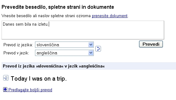 google prevajalnik